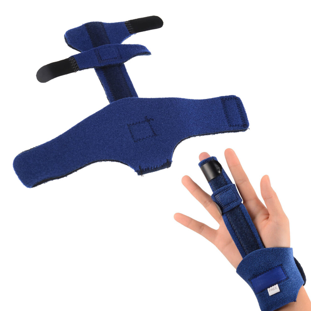 Light Unisex Adult Finger Extension Splint Trigger Hand Orthotics Brace Pain Relief