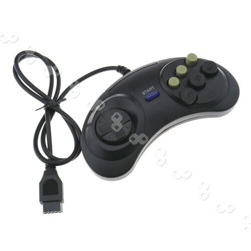 6 Button Game Controller Joypad Replacement For Sega Mega Drive & Genesis 2