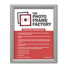 (Silver, A1- 840x594mm) Modern Picture Photo Frames Antique Traditional