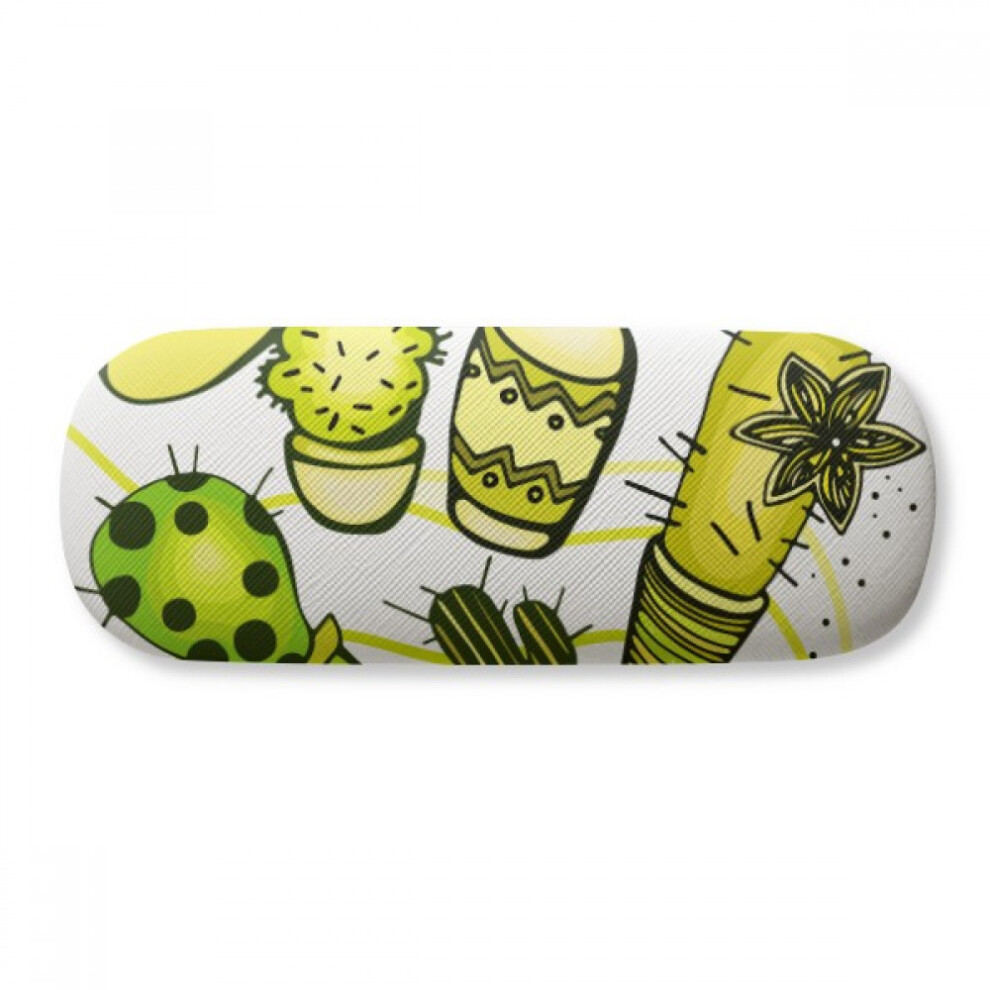 Diy Thinker Sombrero Mexico Desert Cactus Mexican Glasses Case Eyeglasses Hard Shell Storage Spectacle Box
