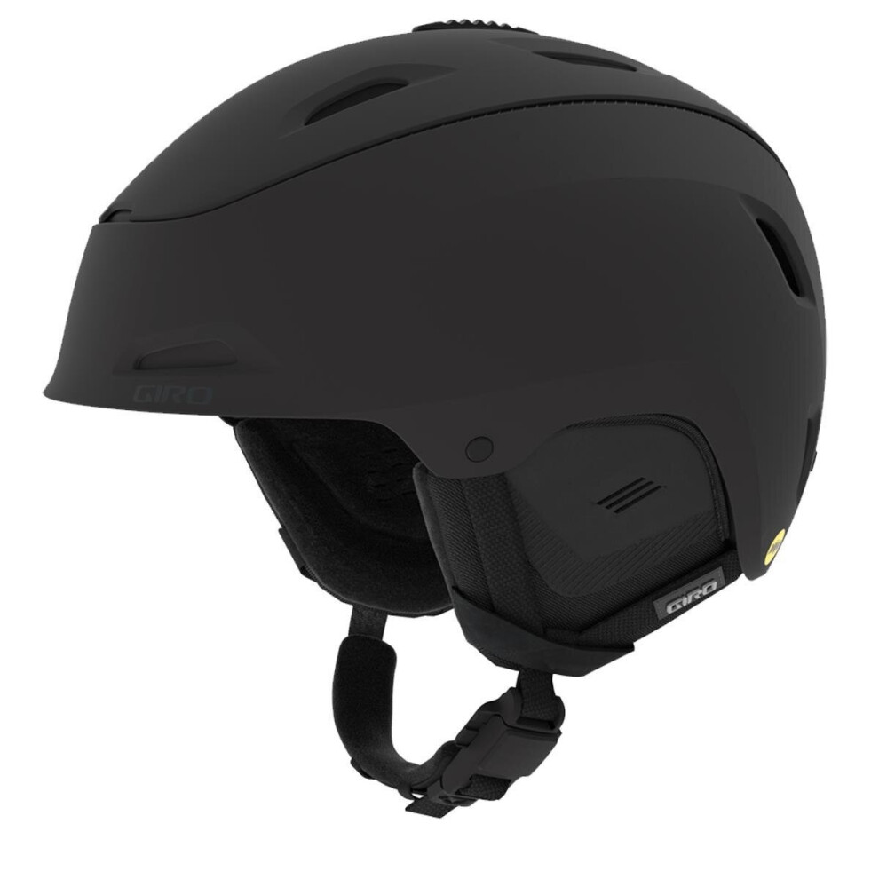 (S - 52-55.5 CM, Matt Black) Giro Range MIPS Snow Helmet