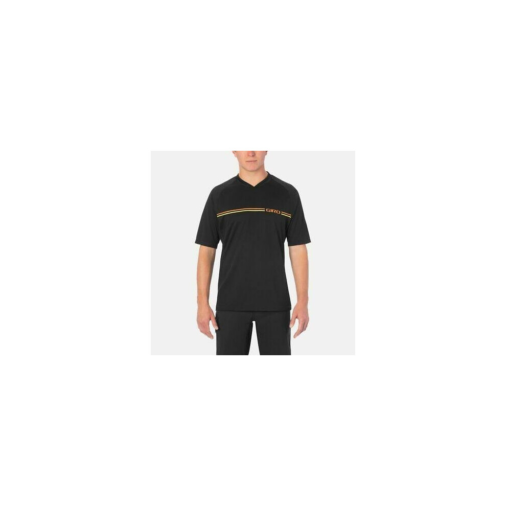 (S, Black Raceline) Giro Xar Short Sleeves MTB Jersey