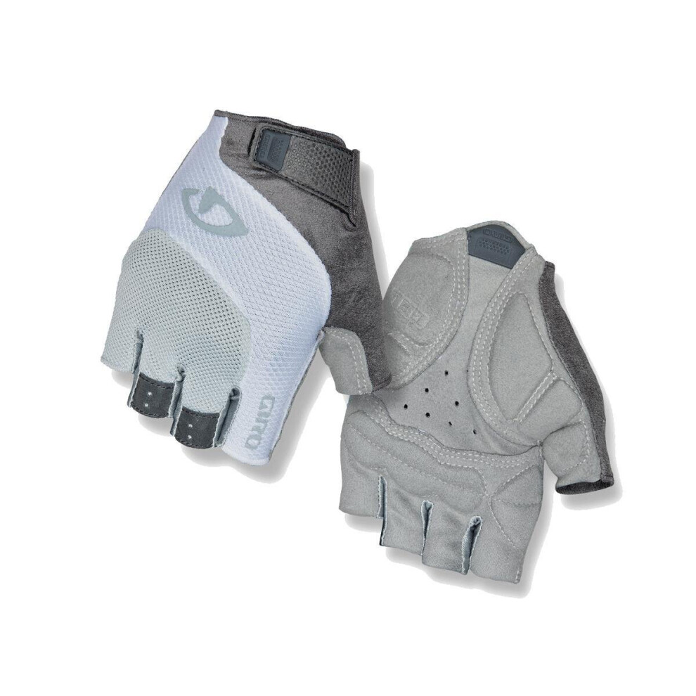 (S, Grey / White) Giro Tessa Gel Ladies Road Cycling Gloves