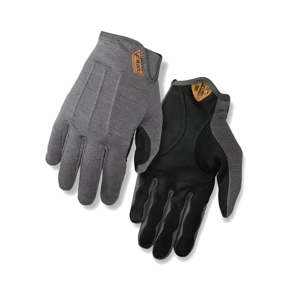 (XL, Titanium) Giro D'Wool MTB / Gravel Cycling Gloves