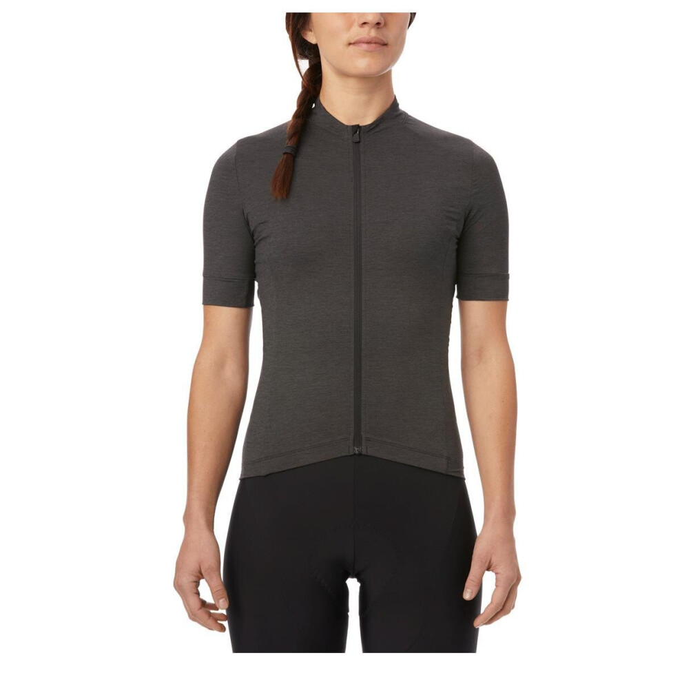 (XL, Charcoal Heather) Giro New Road Ladies Short Sleeves Jersey