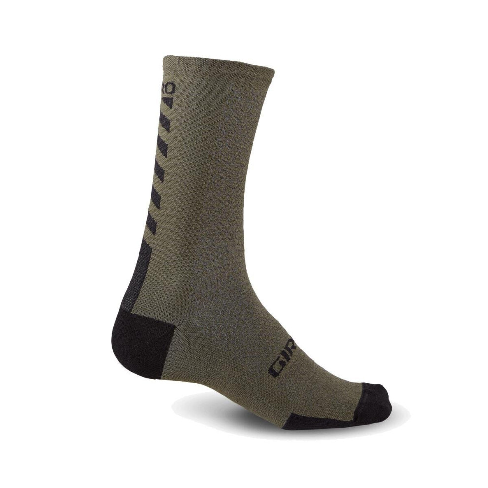 (L, Mil Spec / Black) Giro HRC+ Merino Wool Cycling Socks