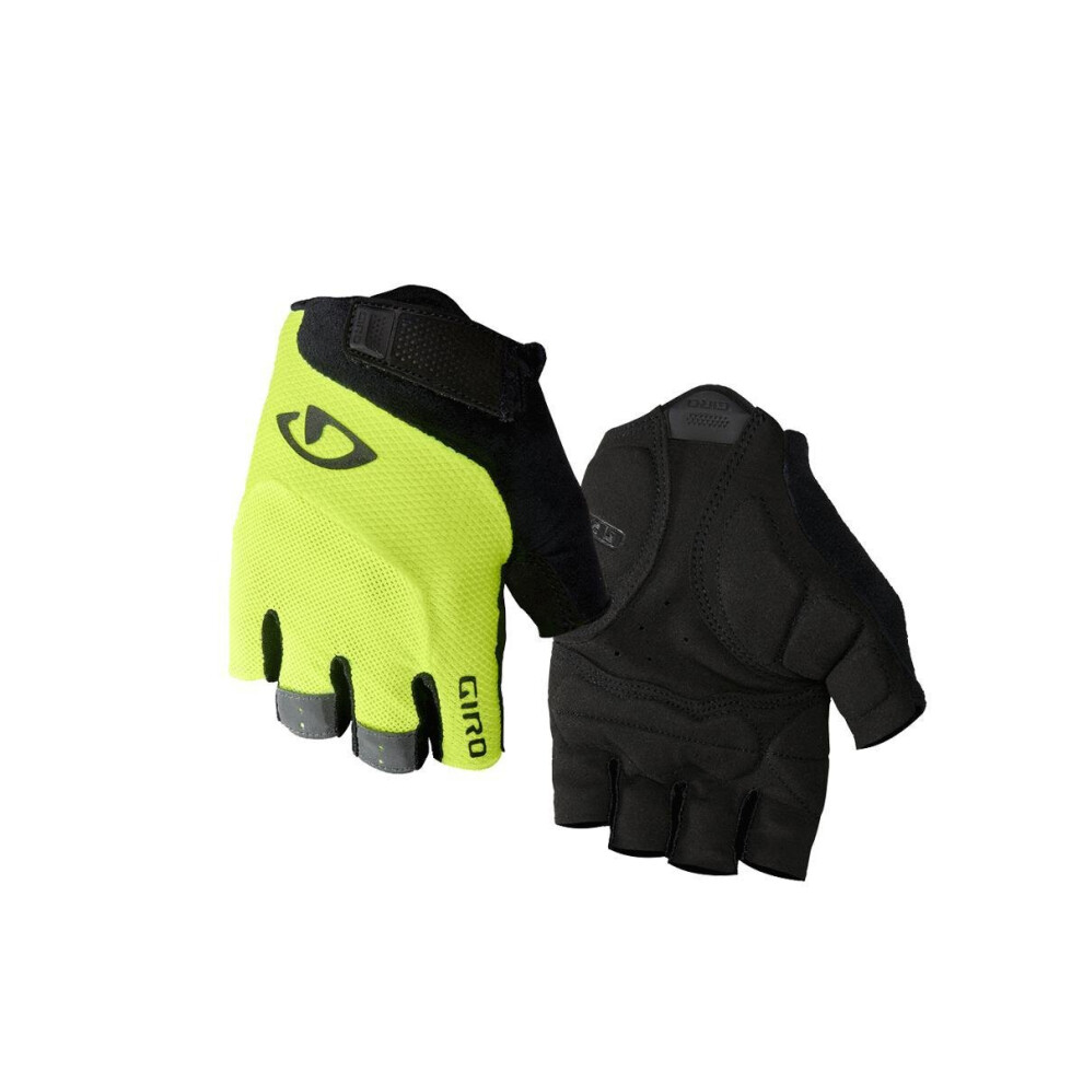 Giro (S, Highlight ) Bravo Gel Road Cycling Mitt Yellow