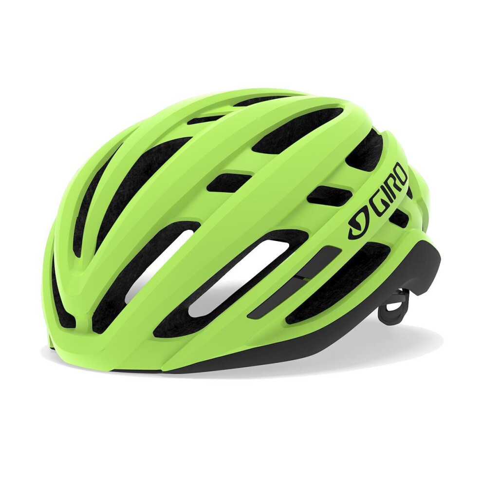 (M - 55-59 CM, Highlight Yellow) Giro Agilis Road Helmet