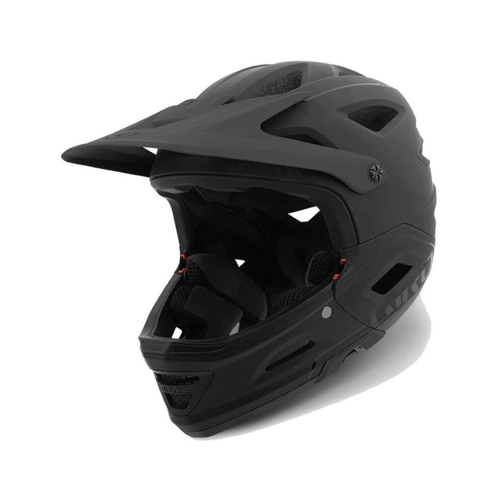 (S - 51-55 CM, Matt Black / Gloss Black) Giro Switchblade MIPS Dirt / MTB Helmet
