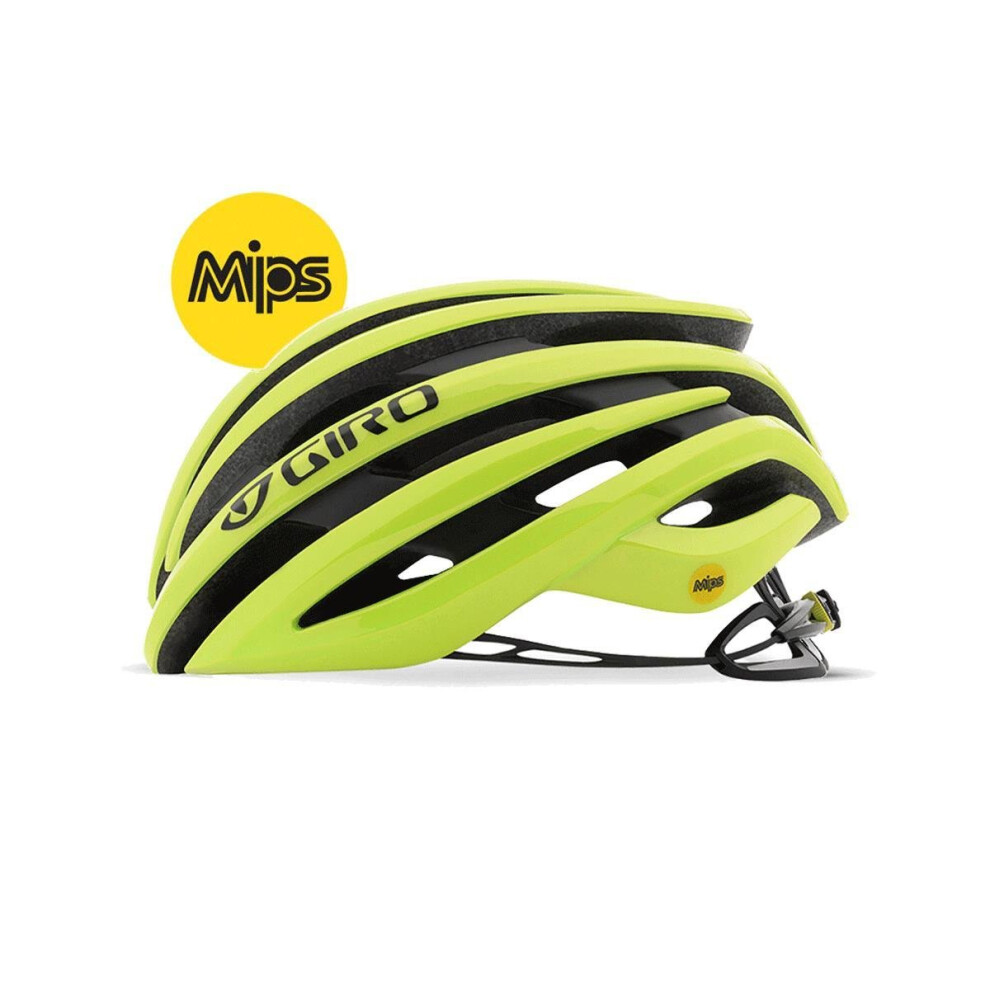 (S - 51-55 CM, Matt Highlight Yellow) Giro Cinder MIPS Road Helmet