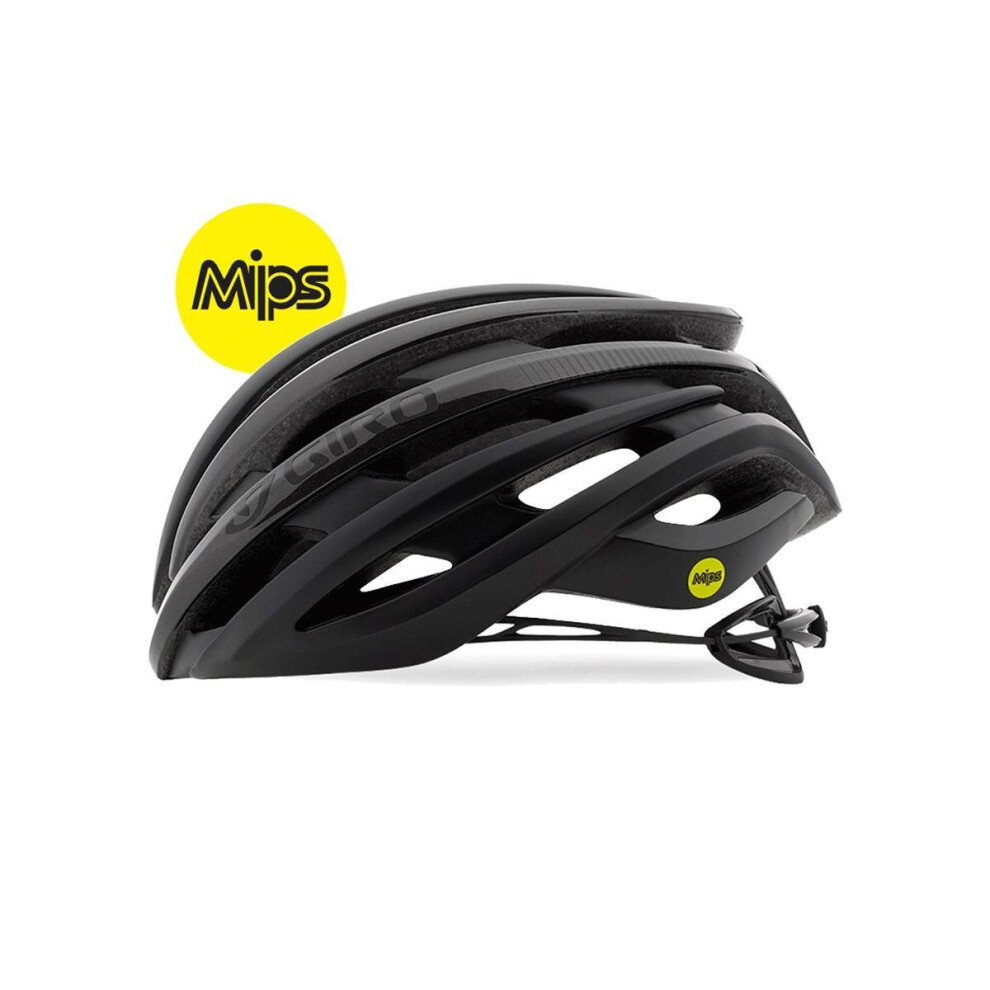 (L - 59-63 CM, Matt Black / Charcoal) Giro Cinder MIPS Road Helmet