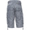 Ze Enzo (Grey, 46") Enzo Mens Shorts Raw Combat Cargo Pockets Denim 5