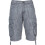 Ze Enzo (Grey, 46") Enzo Mens Shorts Raw Combat Cargo Pockets Denim 4