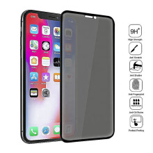 (iPhone 11 PRO) Privacy Tempered Glass Screen Protector For iPhone X, XS, XS MAX, XR, 11, 11 PRO, 11 PRO MAX Protector