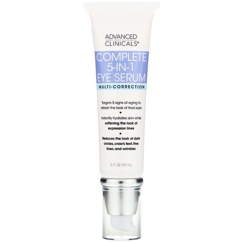 Advanced Clinicals, Complete 5-in-1 Eye Serum, 59ml
