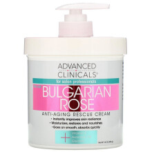 Advanced Clinicals, Anti-Aging Rettungscreme, Bulgarische Rose, 16 oz (454 g)