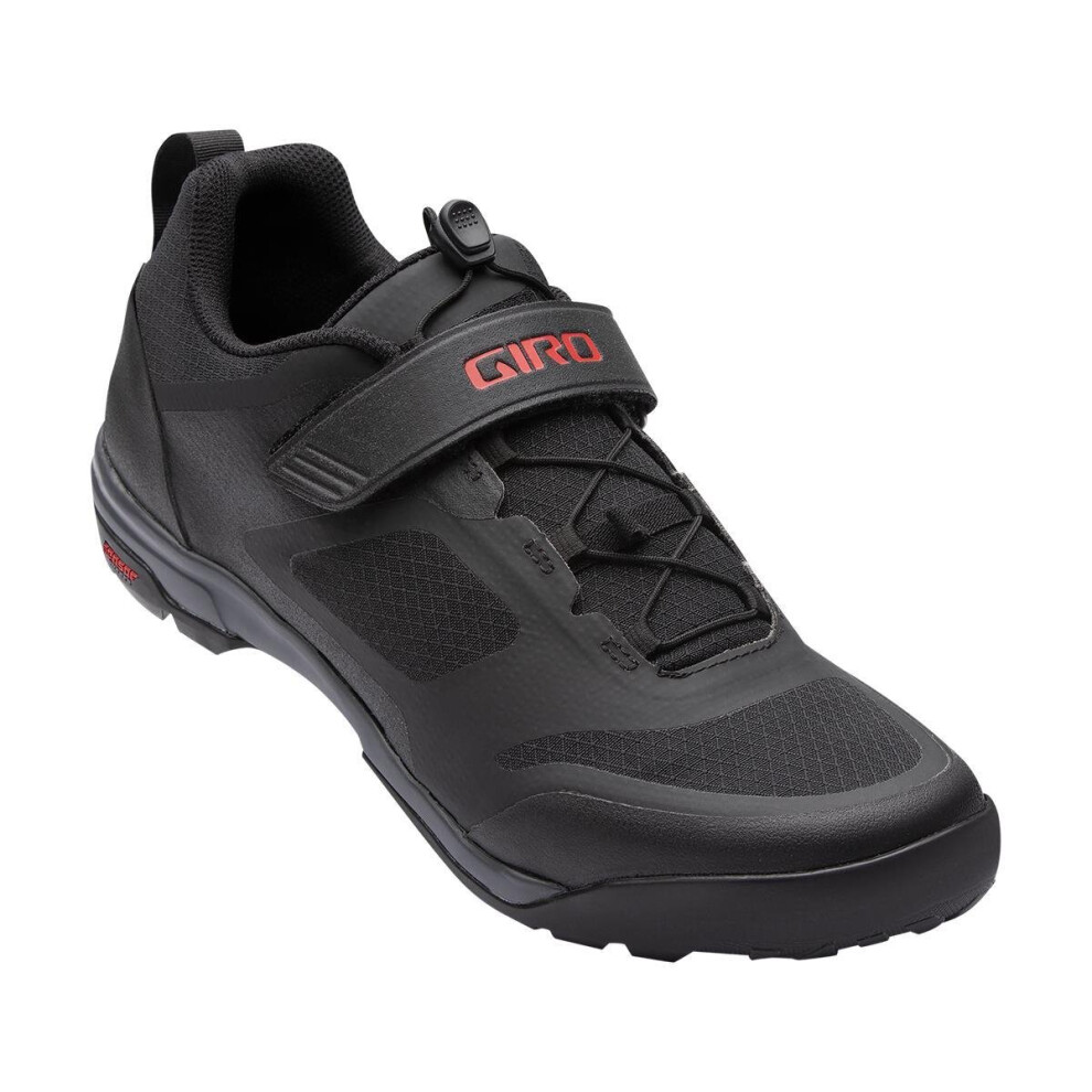 (41, Black / Dark Shadow) Giro Ventana Fastlace MTB Cycling Shoes