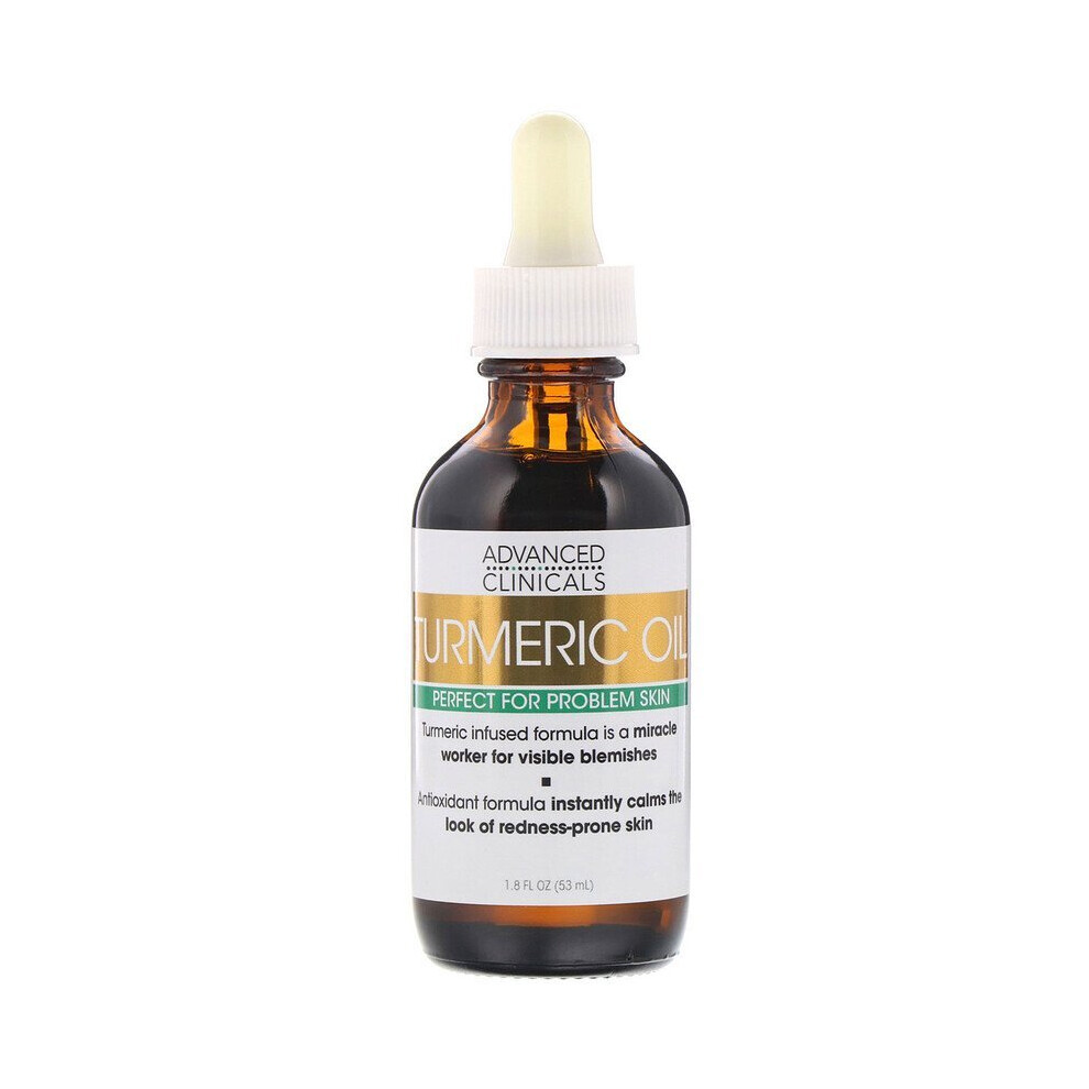 Advanced Clinicals, Turmeric Oil, Perfect for Problem Skin, 53ml