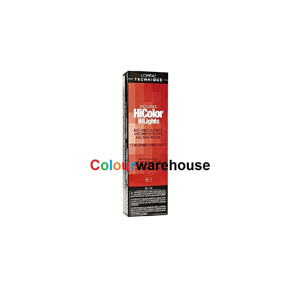 LâOrã©Al Paris Red,Multicoloured (Red) L'oreal Hicolor Red Hilights For Dark Hair Only