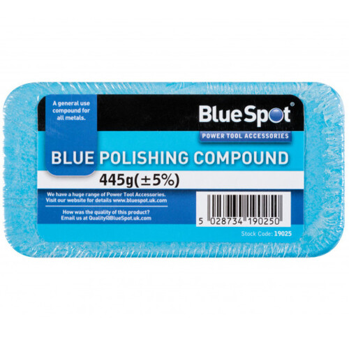 BlueSpot Polishing Compound Blocks Buffing 500g Blue Bluespot BS19025