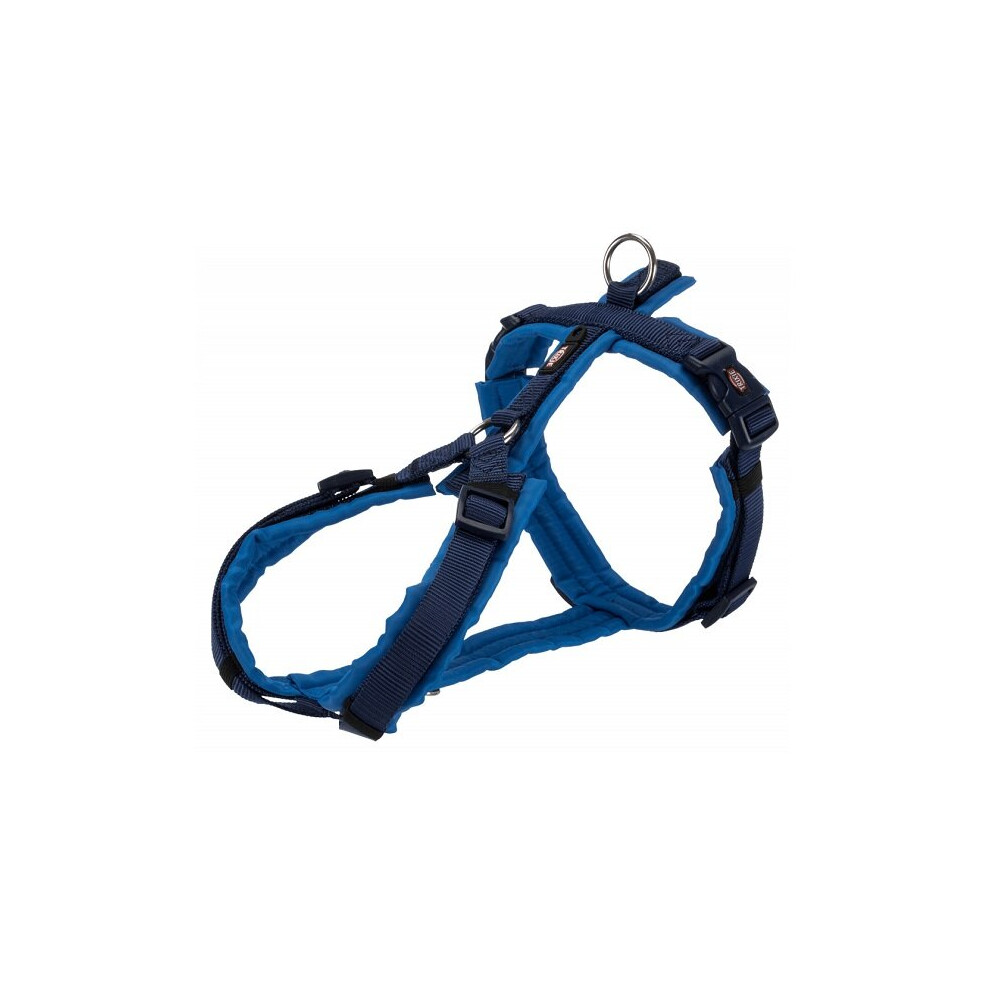 Trixie Premium Trekking Y Shaped Dog Harness - Indigo/Royal Blue, M-L