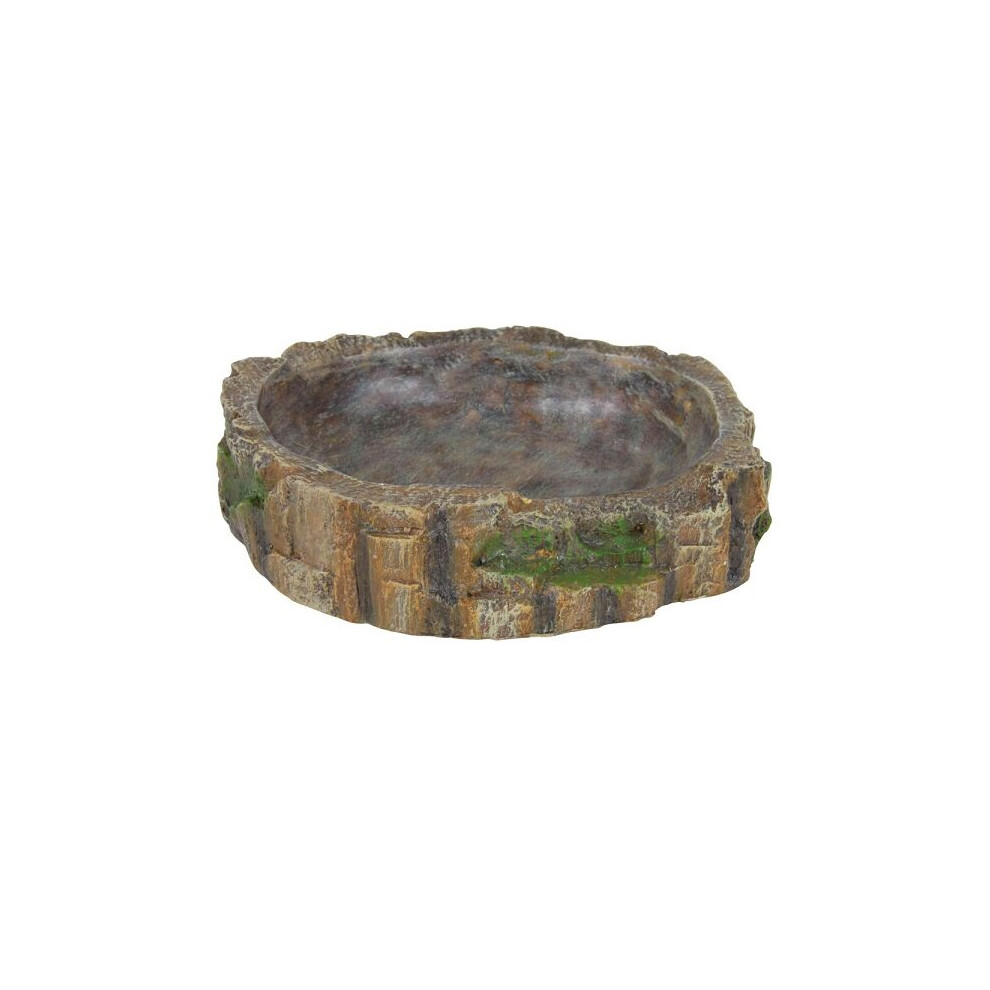 Trixie Reptile Rainforest Water & Food Bowl - 13 x 3.5 x 11 cm