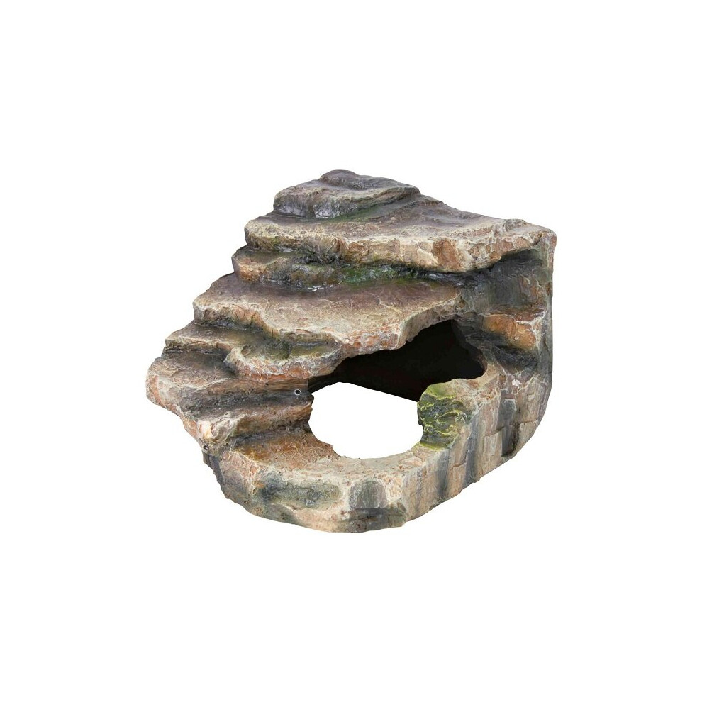 Trixie Reptiland Rainforest Corner Rock with Cave & Platform - 16 x 12 x 15 cm