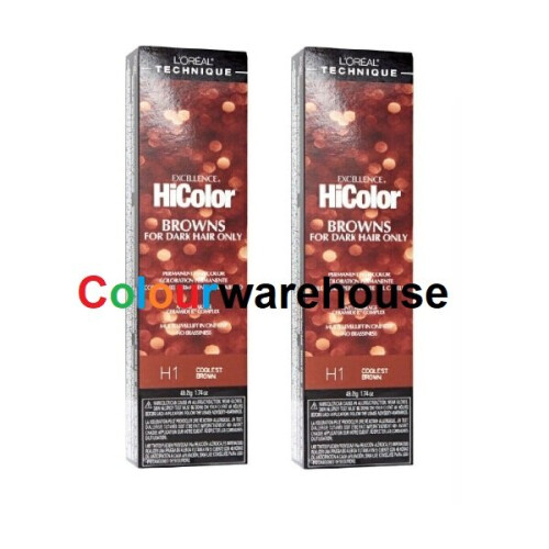 L’Oréal Paris (H1 – 2pks ) L'Oreal HiColor H1 Coolest Brown
