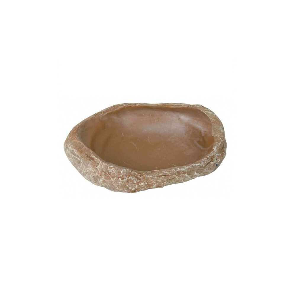 Trixie Steppe Rock Water & Food Bowl - 15 x 3.5 x 12cm