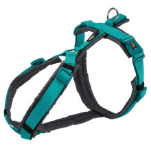 Trixie Premium Trekking Y Shaped Dog Harness - Ocean/Graphite, XL