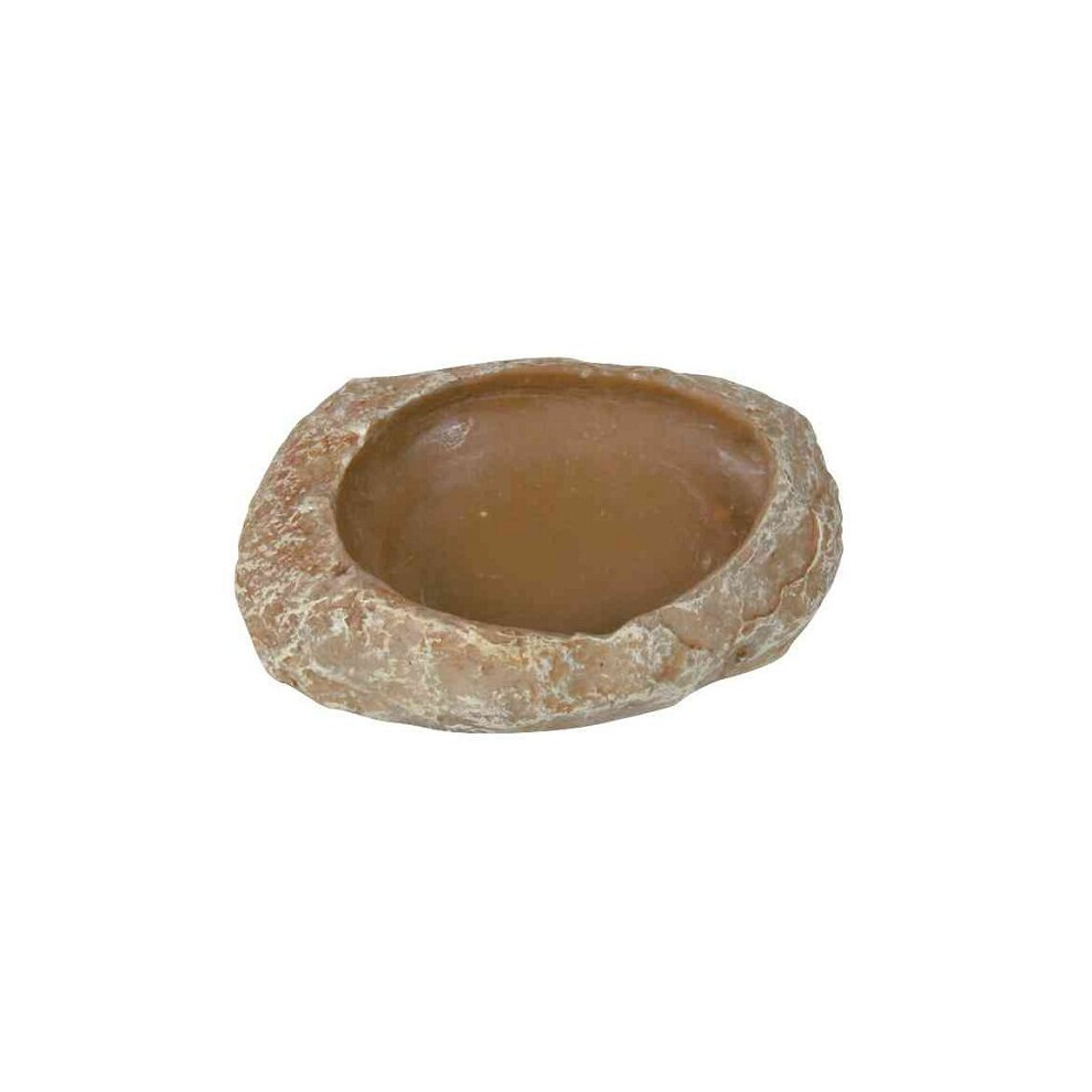 Trixie Steppe Rock Water & Food Bowl - 6 x 1.5 x 4.5 cm