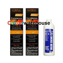 (H4 (2x), Dev (Vol. 20) 16oz) L'Oreal HiColor H4 Shimmering Gold, Blondes For Dark Hair Only
