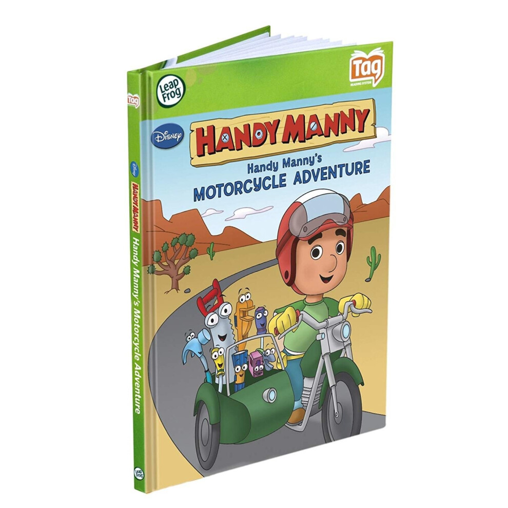 LeapFrog Tag Book: Disney Handy Manny's Motorcycle Adventure (Works with LeapReader)