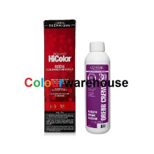 (H9, Dev (Vol. 30) 8oz) L'Oreal HiColor H9 Red Hot, Reds For Dark Hair Only