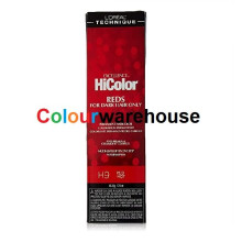 (H9 Red Hot) L'Oreal HiColor H9 Red Hot, Reds For Dark Hair Only