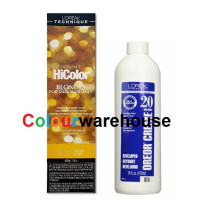 (H13, Dev (Vol. 20) 16oz) L'Oreal HiColor H13 Natural Blonde, Blondes For Dark Hair Only