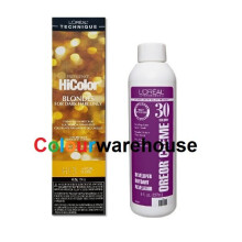 (H13, Dev (Vol. 30) 8oz) L'Oreal HiColor H13 Natural Blonde, Blondes For Dark Hair Only
