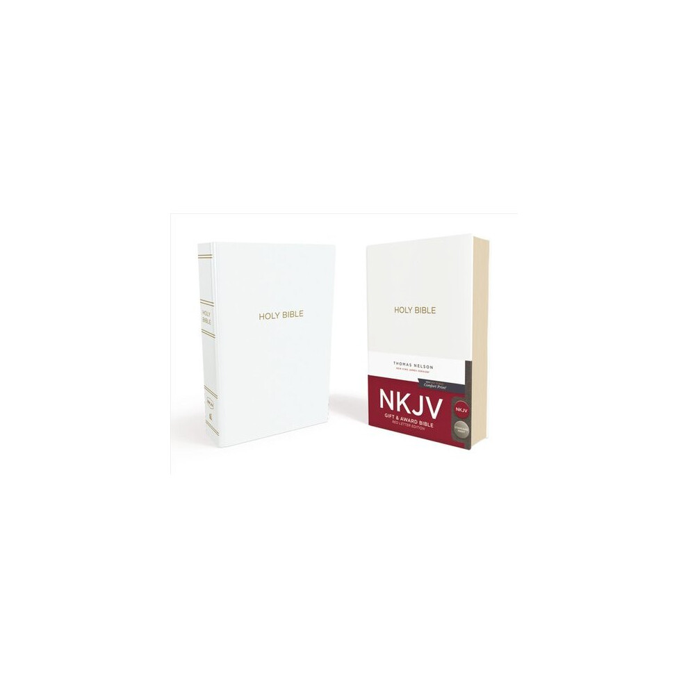 NKJV, Gift and Award Bible, Leather-Look, White, Red Letter Edition. Nelson** - Image 12