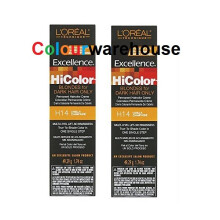 (H14 – 2pcs) L'Oreal HiColor H14 Vanilla Champagne, Blondes For Dark Hair Only