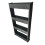 (4 Tiers, Grey) Slide Out Storage Tower Folding 3/4 Tier Rolling Castor Kitchen Trolley Rack UK 2