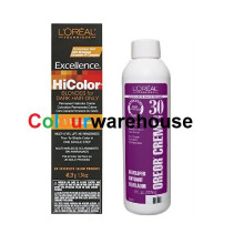 (H14, Dev (Vol. 30) 8oz) L'Oreal HiColor H14 Vanilla Champagne, Blondes For Dark Hair Only