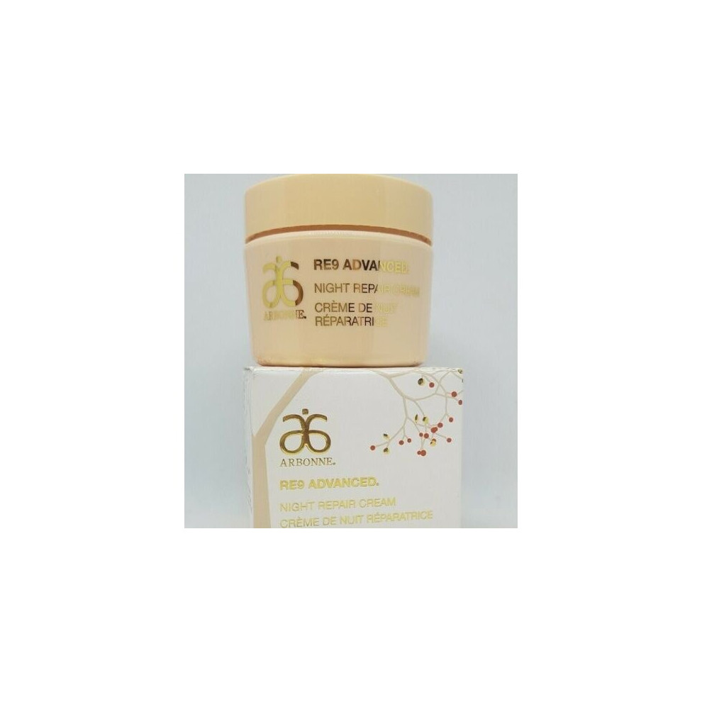 ARBONNE RE9 Advanced ANTI AGEING - Night Repair Cream - Vegan 10x 3ml (30ml) new