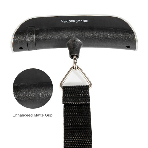 Handheld Digital Luggage Scale LCD Display Weighting 110Lb 2