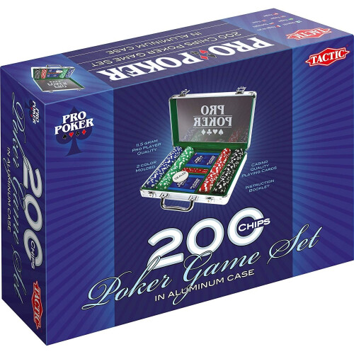 ProPoker poker case 200 chips - TACTIC - 11.5g - Mixed - From 11 years old 1