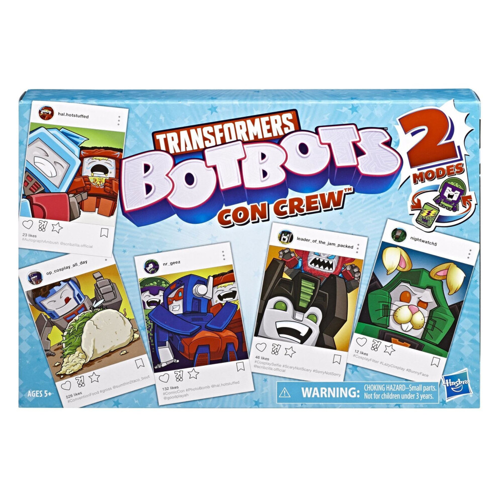 Hasbro Transformers BotBots E4288 Con Crew - 2 Modes