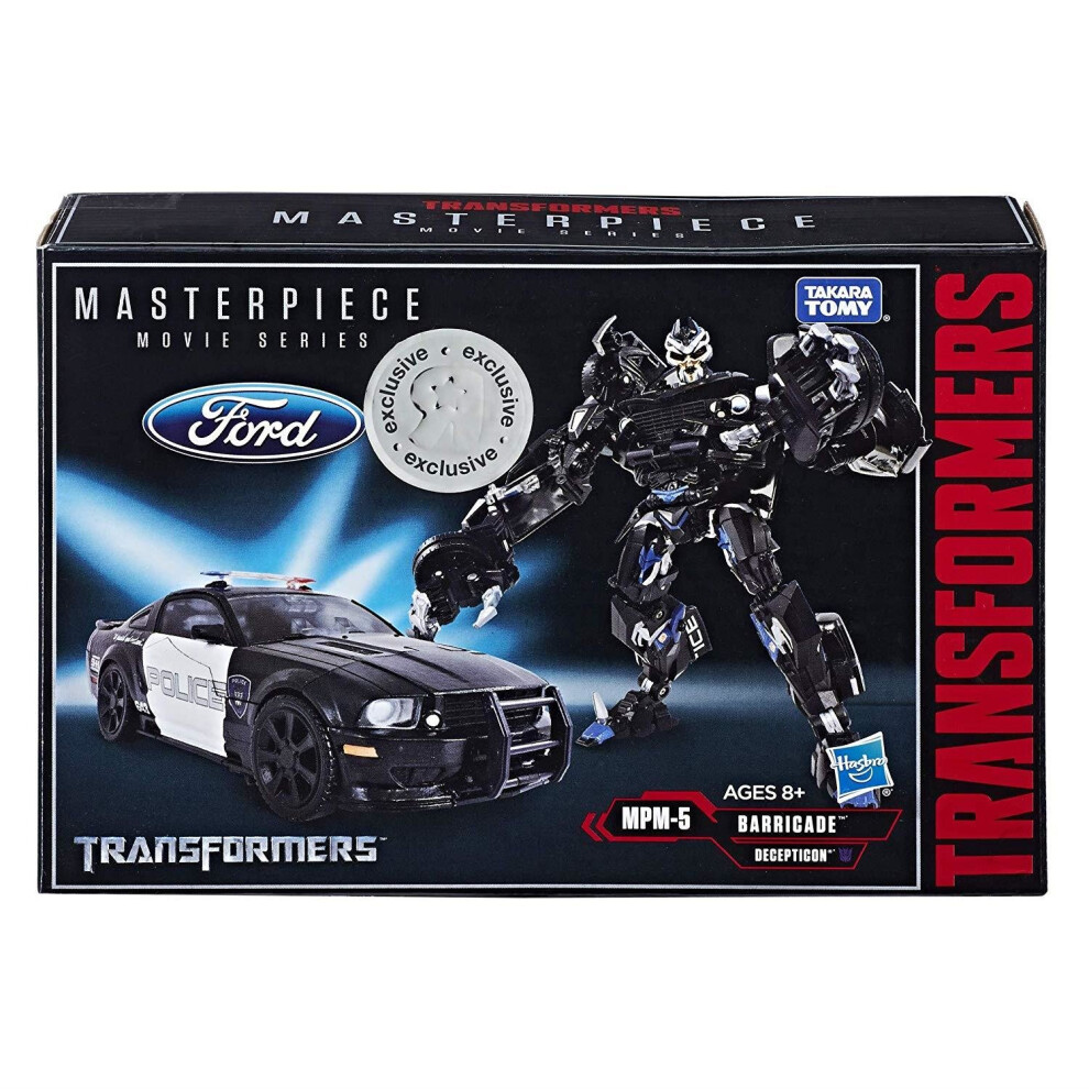 Transformers E2316 Masterpiece Decepticon Barricade Movie Series Action Figure 