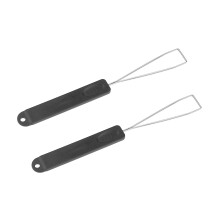 2 Pcs Black Key Cap Puller Steel Wire Mechanical Keyboard Tool for Computer