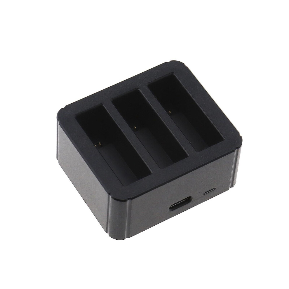 3-Slots Hub Charger Type-C Charging Port For Dji Osmo Action Camera Portable 4894670193645