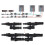 4X Solar Panel MC4 T Branch Connectors Cable Splitter Coupler Combiner Black 3