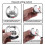 2pcs Combination Discus Padlock Round Pad Lock Set 4-Digit Designed 70mm 6